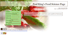 Tablet Screenshot of foodsci.info